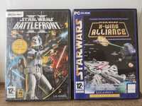 Dwie gry z serii Star Wars X-Wing Alliance oraz Battlefront II