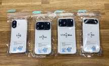 Capa de silicone reforçada para iPhone 17/iPhone Air/17 Pro/17 Pro Max
