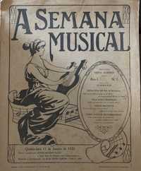 Partituras - coleção completa do Ano I (1923) de “A Semana Musical”