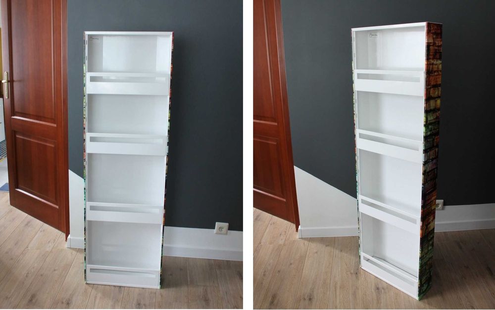 Szafka obrotowa Wisząca Metalowa Pokój Kuchnia Łazienka Cegły, 145 cm