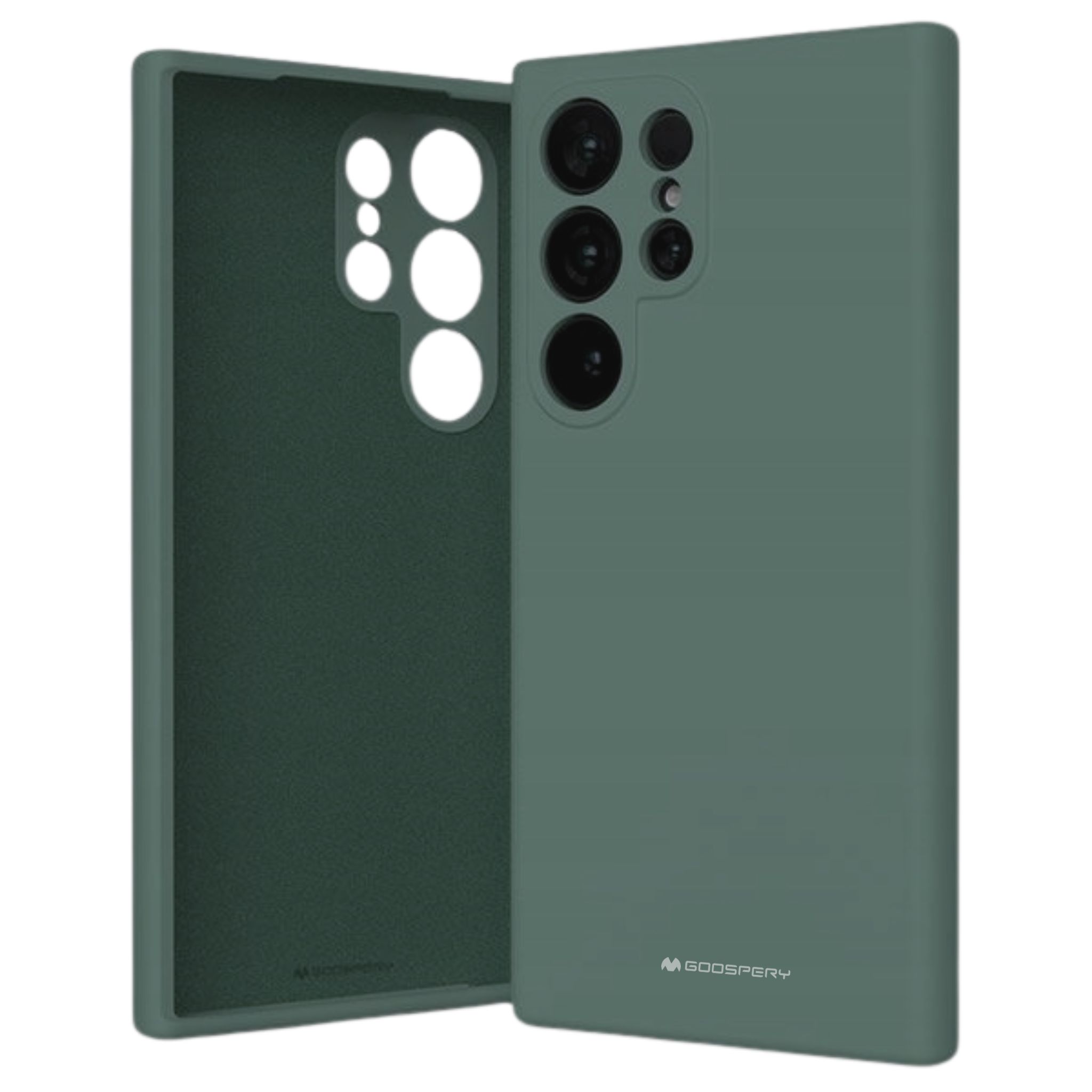 Etui do Galaxy S24 Ultra Mercury Silicone zielone