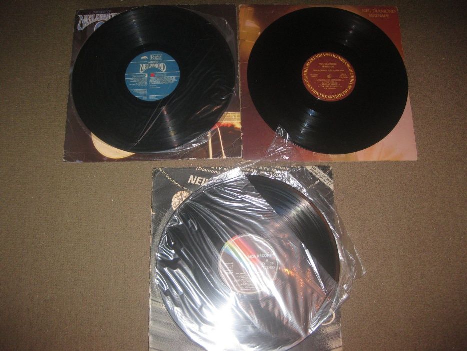 3 Discos em Vinil LP 33 rpm do Neil Diamond