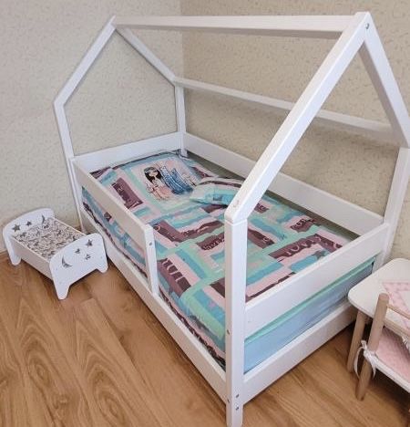 Кровать деревянная детская домик ліжко будиночок дитяче дерево