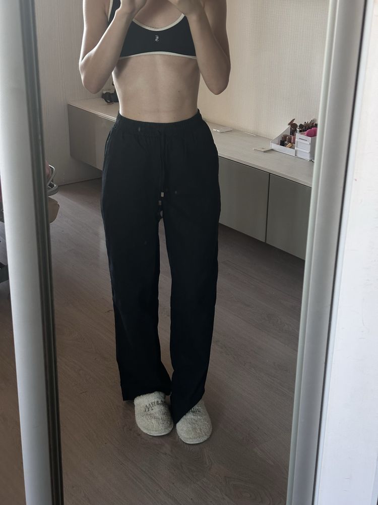 Лляні штани zara S