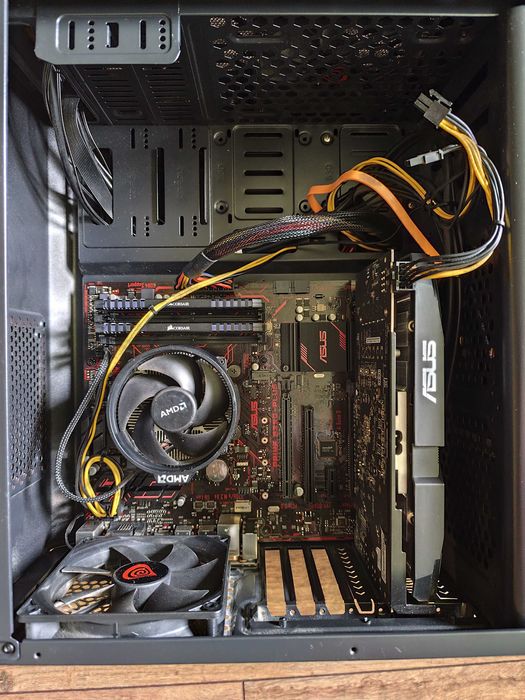 Komputer stacjonarny Ryzen 5 16GB RX580 SSD+HDD Windows 10