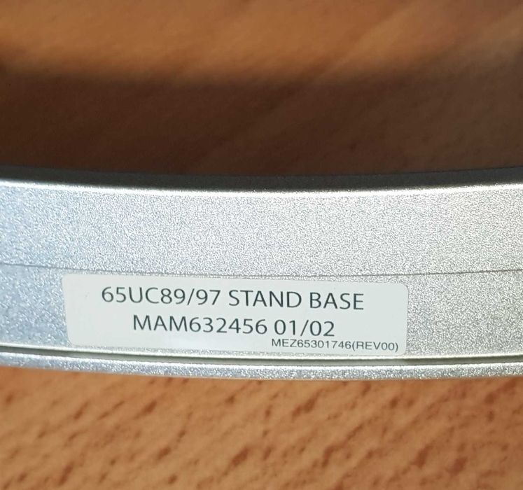 Podstawa LG, stopka, stojak do telewizora LG 65 cali.