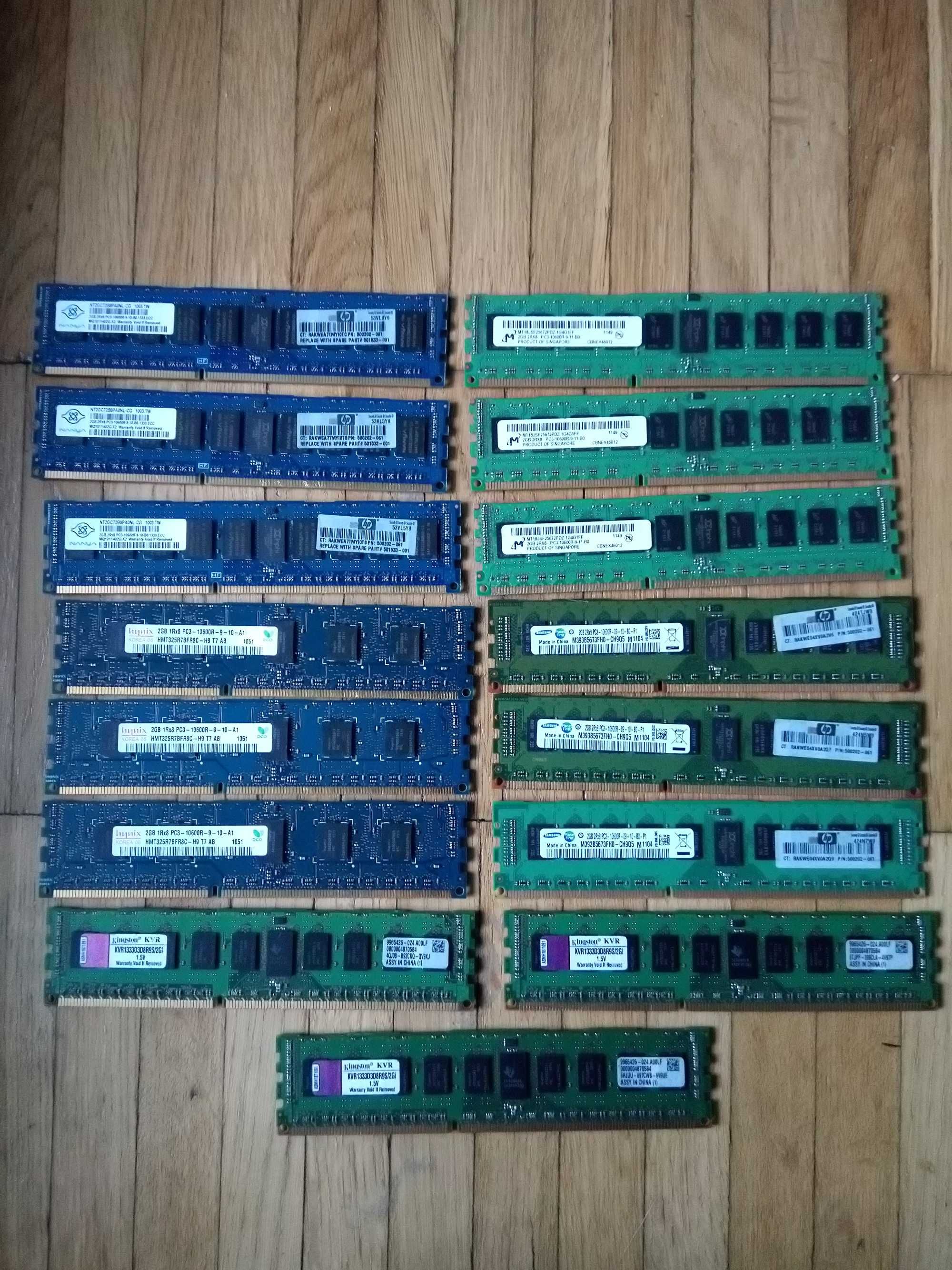 Оперативна  память  2gb 2rx8 pc3-10600r-9-10   DDR3   серверна