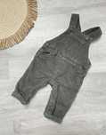 Ogrodniczki sztruskowe khaki F&F baby 3-6 miesięcy 62/68
