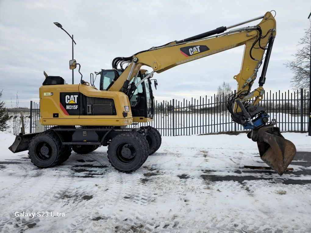 Koparka kołowa CAT M315, M315F, Rototilt. 2018r.