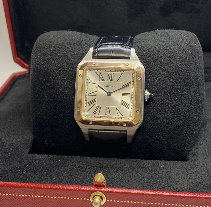 Мужские премиум часы Cartier Santos Dumont