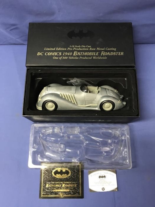 Corgi Edição limitada DC Comics Batmobile Roadster Caixa pré-produção