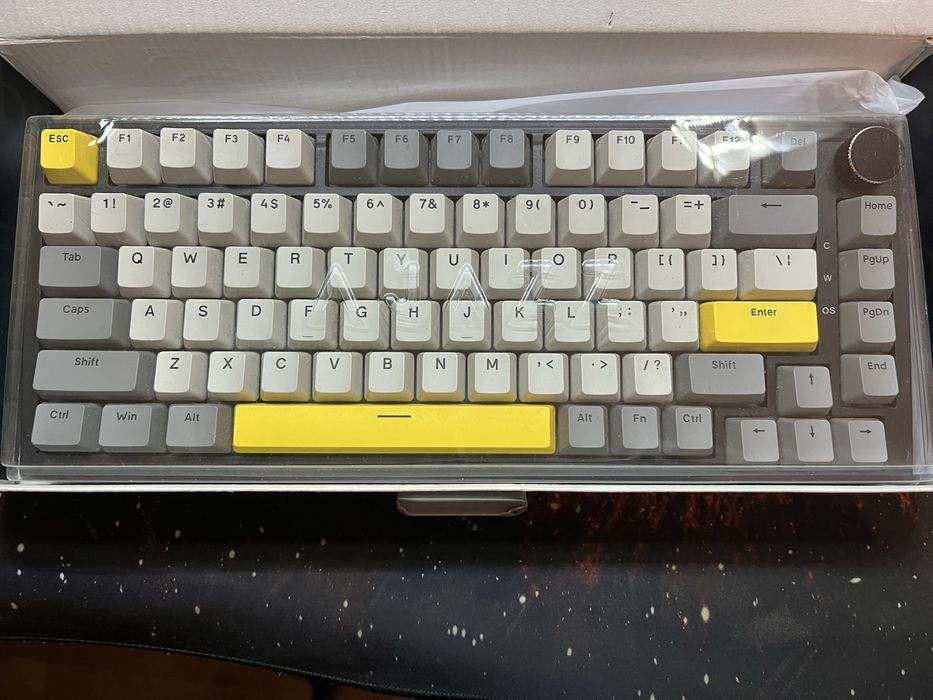 Клавіатура механічна AJAZZ AK820 Black-Yellow