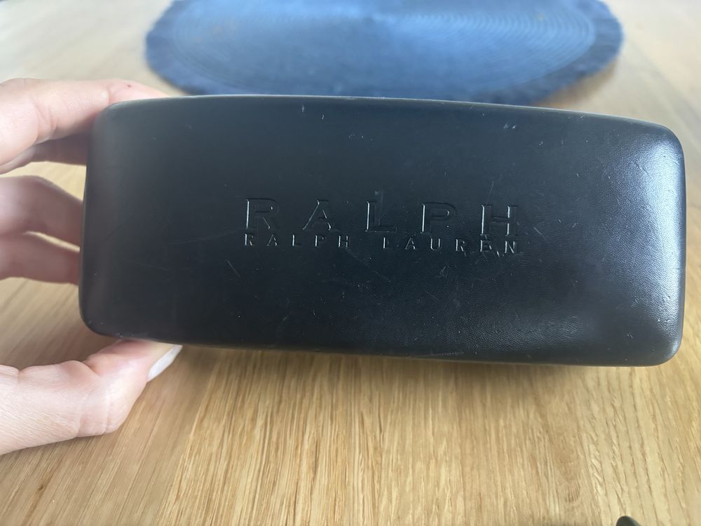 Okulary przeciwsłoneczne panterkowe Ralph Lauren