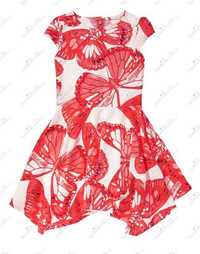 Платье сарафан бабочки неоновое Gymboree Crazy8 7 8 9