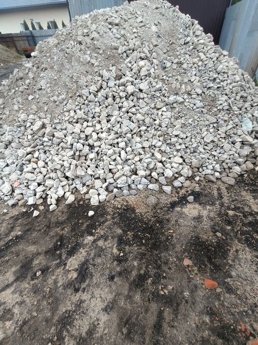 Beton kruszony czysty, piach, wywóz, ziemia, żwir