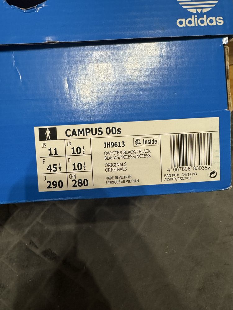 Adidas Campus Beżowe 45 1/3