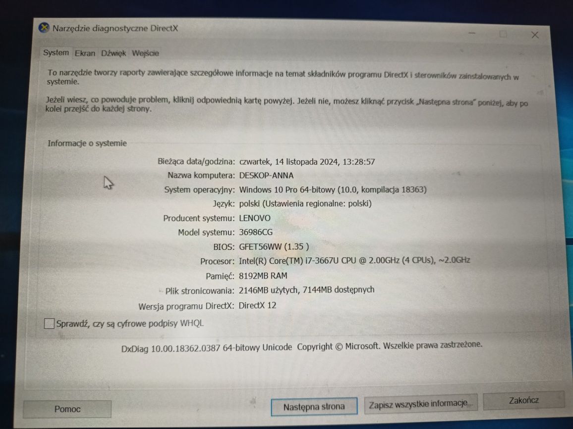LENOVO tablet TP00045A2 THINKPAD HELIX, 3701-2R2 11.6" CORE I7