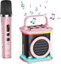 Mini zestaw do karaoke Bluetooth LED z mikrofonem Tonor K3