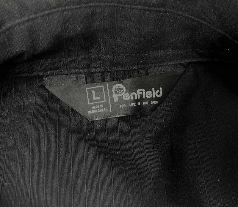 Куртка Penfield чорна чоловіча овердрафт легка вітровка сорочка