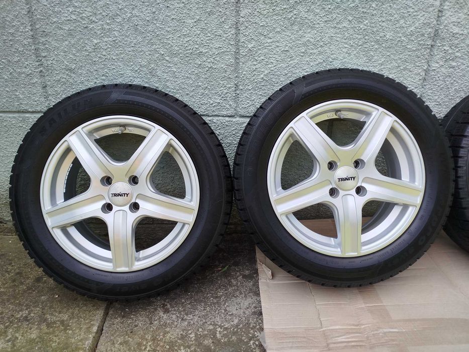 Диски TRINITY R15 4/100 Датчики Тиску Шини Sailun 185/60 R15 *ЗИМА*