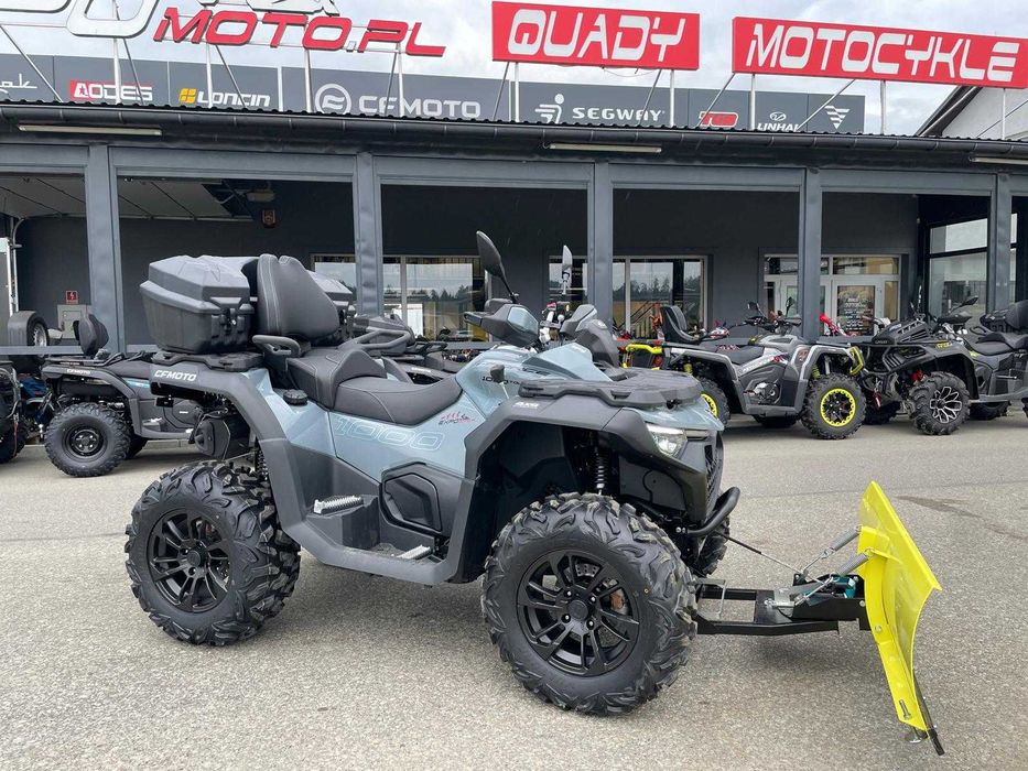 CFMOTO Z-FORCE 850 GREY T3B*PŁUG+KUFER*2025r*Vat23%*RATY*Trans150gra