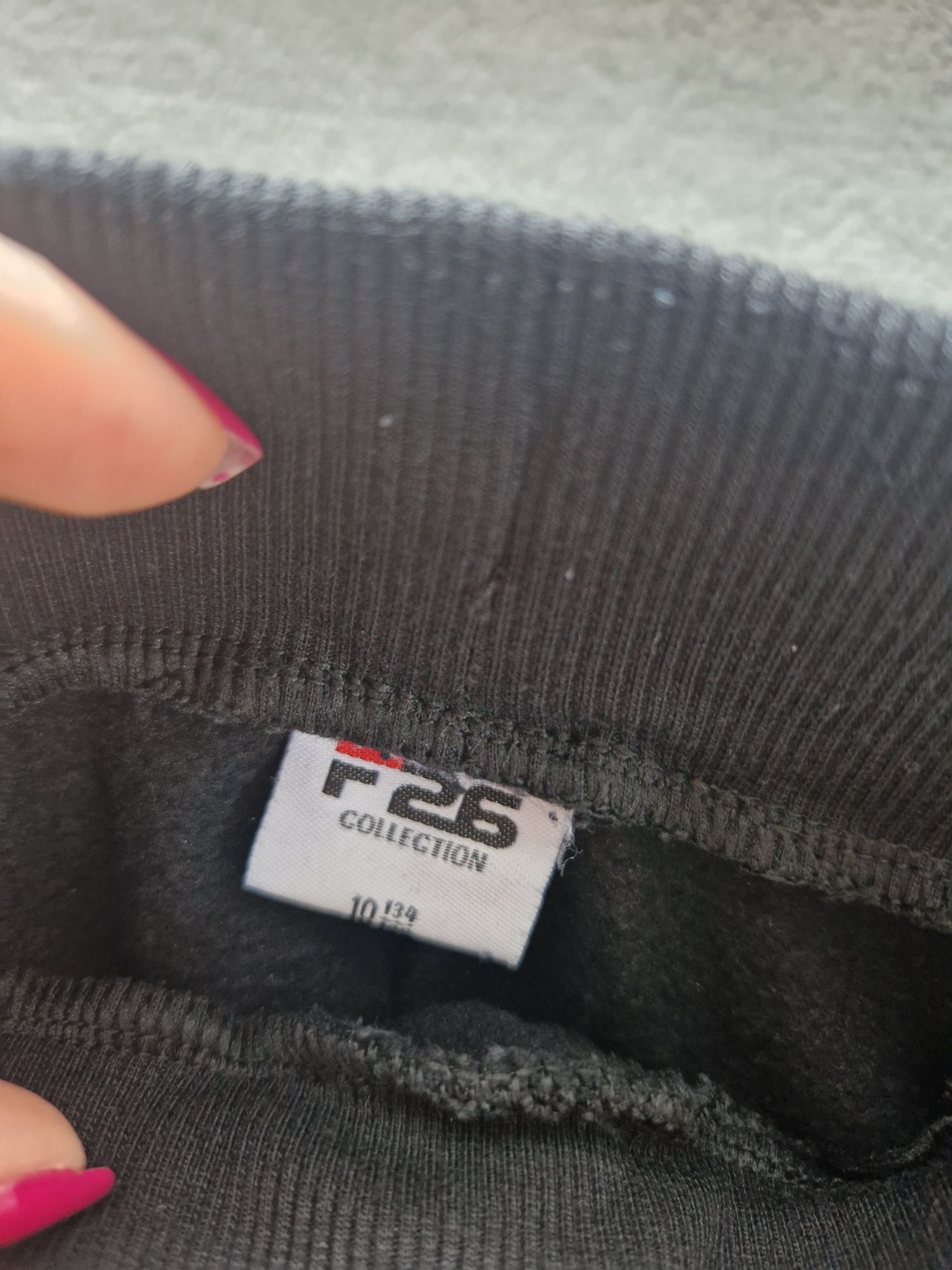 Trzy pary spodni r.134 terranova czarne