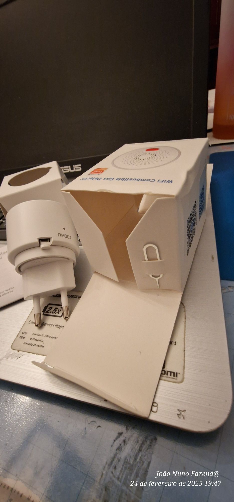 Sensor de gás  .