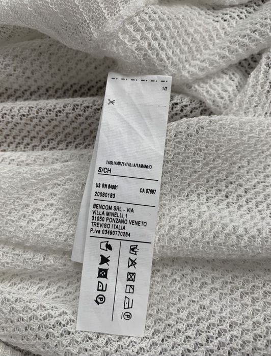Sisley sweter biały roz. S