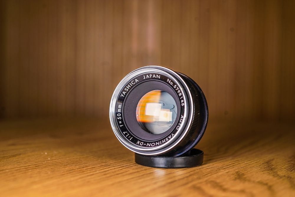 Obiektyw m42 yashinon dx 50 1.7