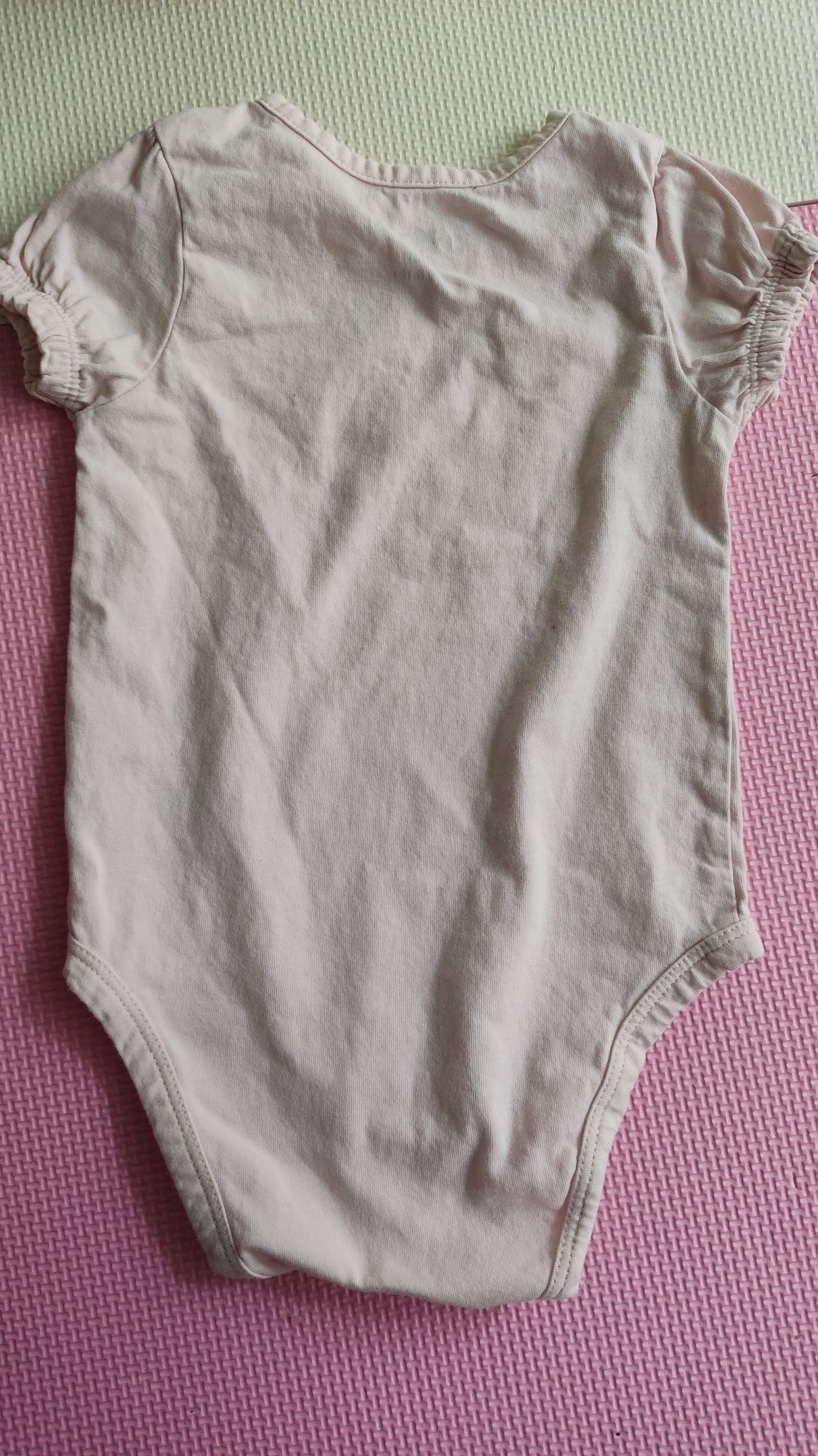 Komplet na lato spódniczka sukienka na szelkach body krótki rękaw 80
