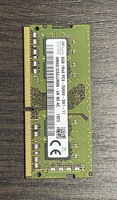 Оперативна патять 8gb 1rx8 pc4-2666v-sa1-11