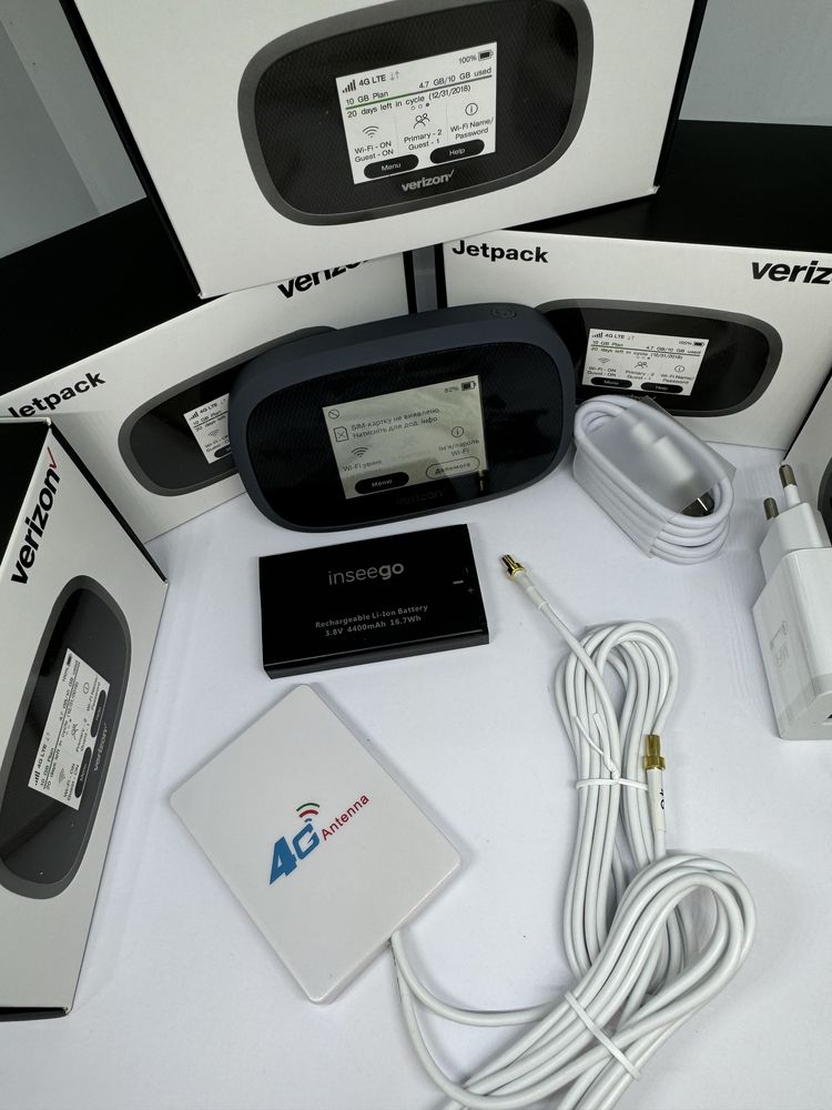 Комплект 8800L 28dBi Антена Роутер WiFi 3G/4G LTE Verizon Novatel Mifi