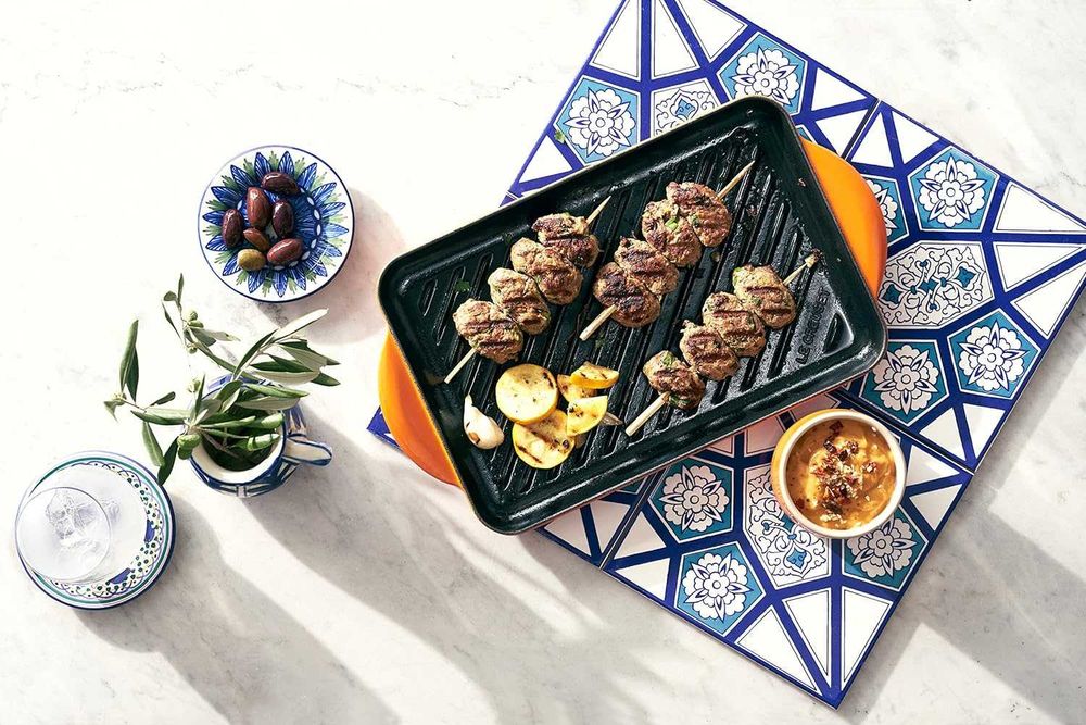 Le Creuset Żeliwna płyta grillowa, prostokątna 32x22 SPP378