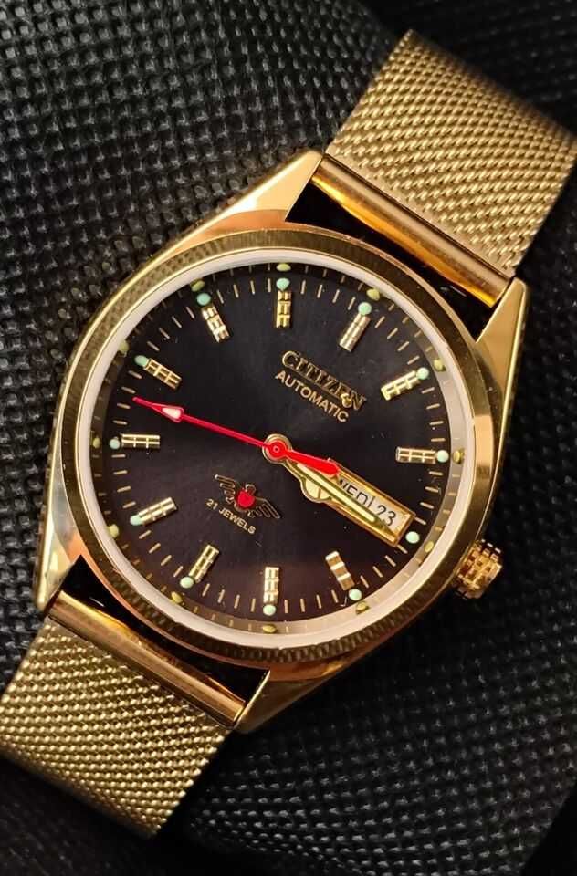 relógio de pulso masculino vintage Citizen automático