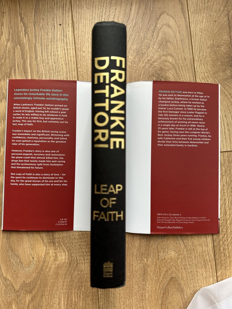 Książka Frankie Dettori Leap of Faith (EN book)