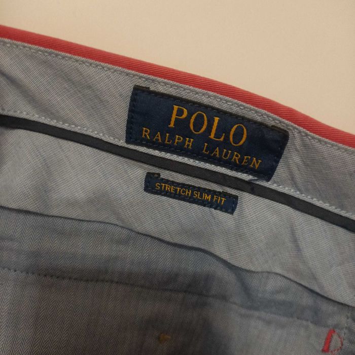 Spodnie Polo Ralph Lauren Chinosy - czerwone