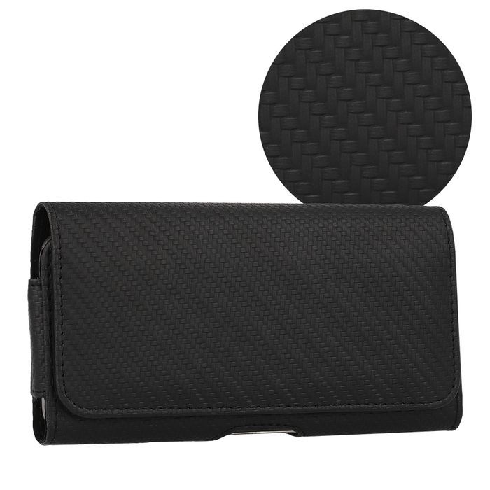 Kabura HIT XL iPhone 17 Pro Max/16 Pro Max/Samsung A55 wzór 3 czarna