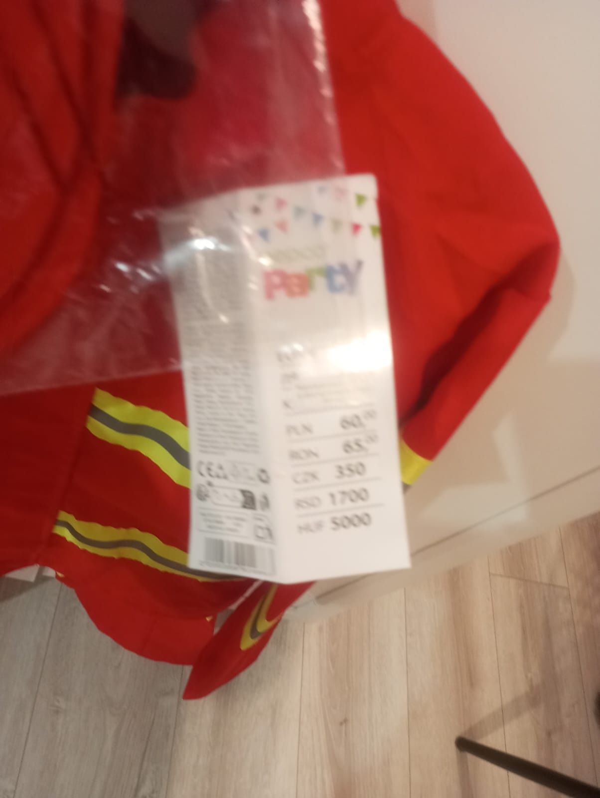 Strój strażaka 128/134