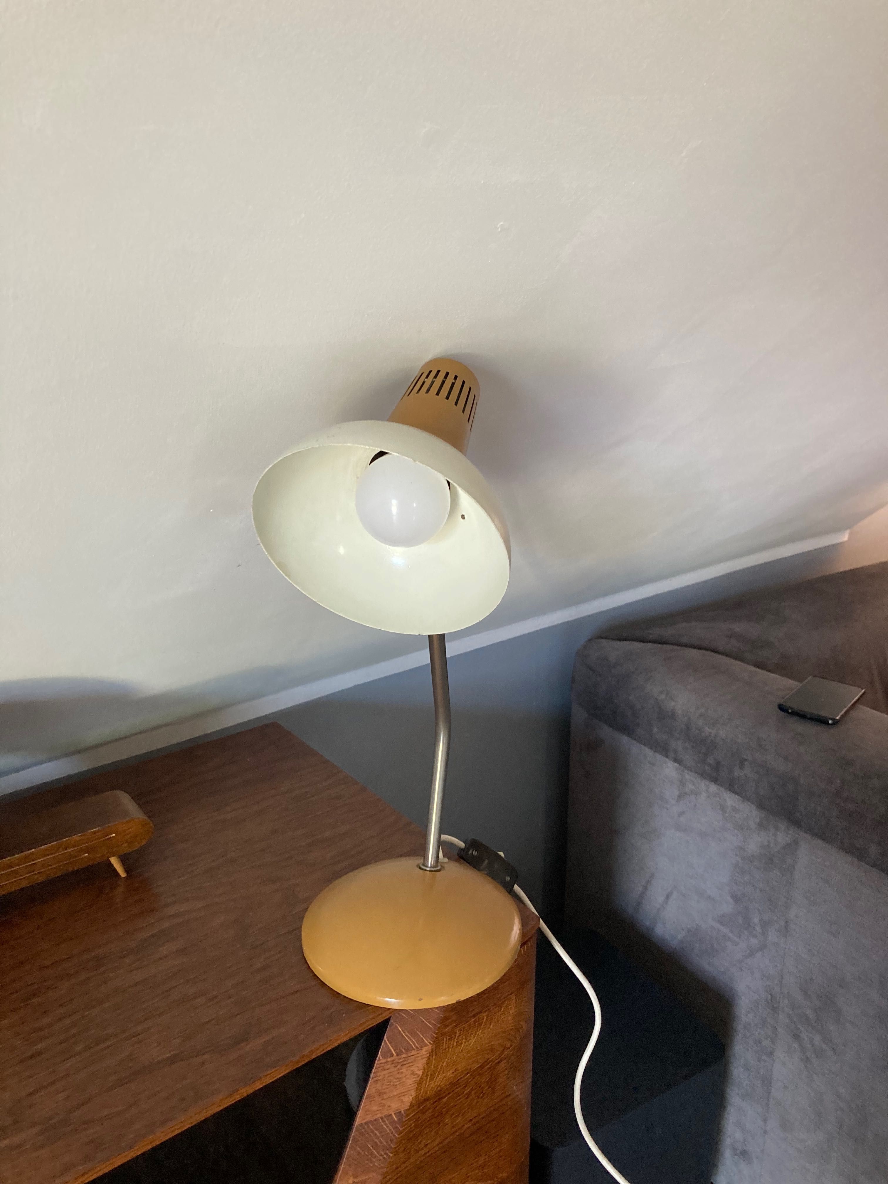 Lampa biurkowa Famor Vintage PRL super stan