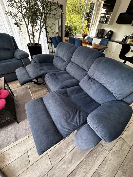 Komplet Wypoczynkowy Sofa Orlando, Fotele rozkladane obrotowe z werony