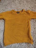Sweter musztardowy 122cm
