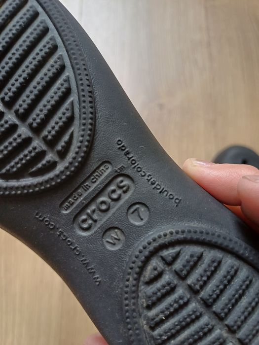 Baleriny damskie Crocs czarne rozm. 37