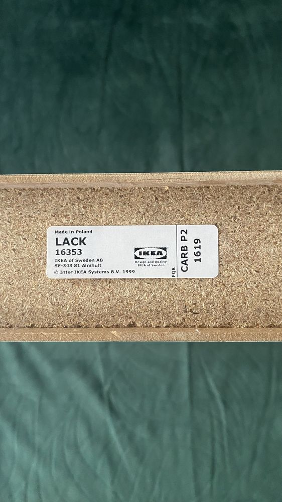 Półka ścienna Ikea Lack biała 30x26 cm