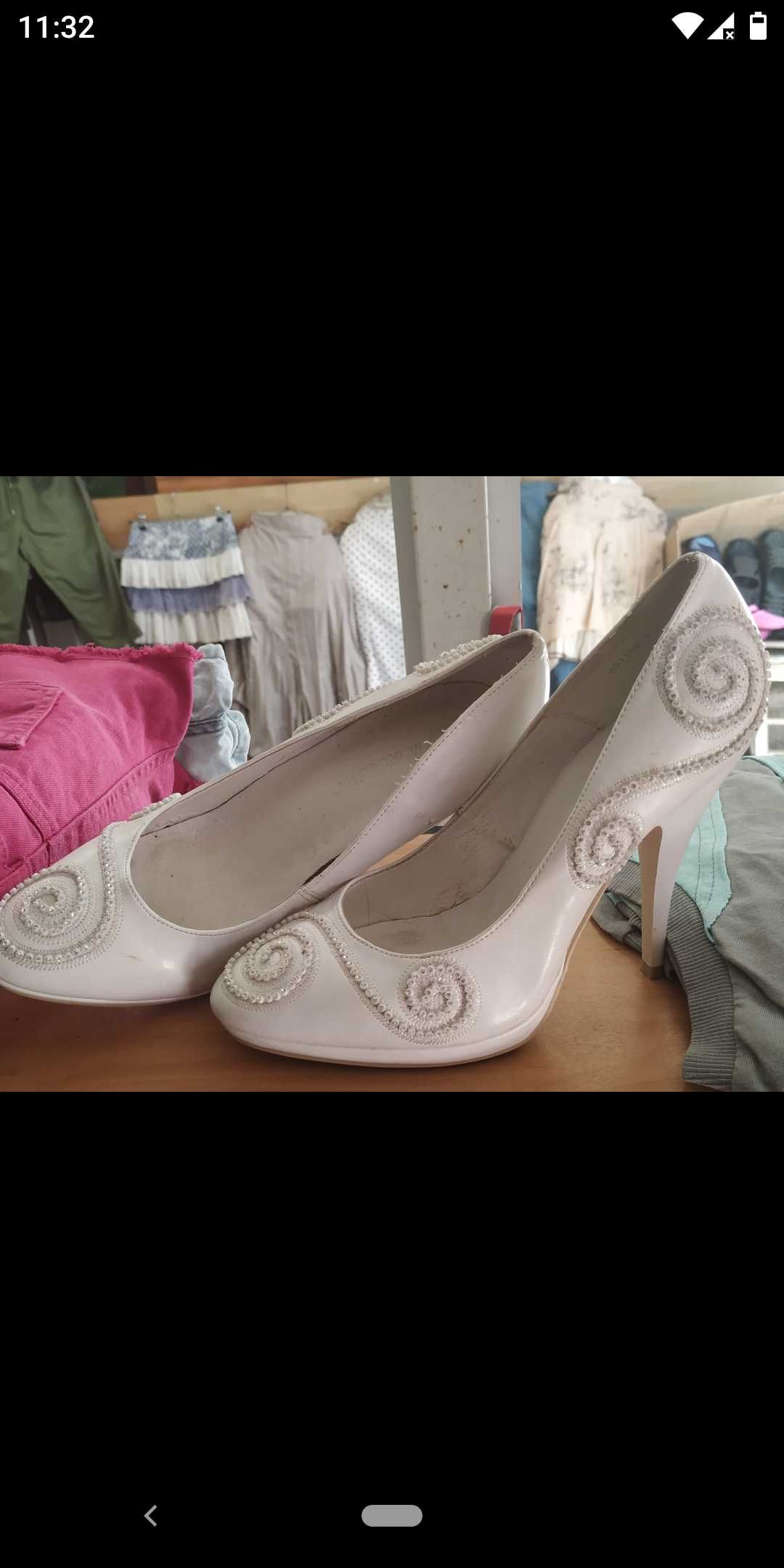 Очень красивые Свадебные туфли