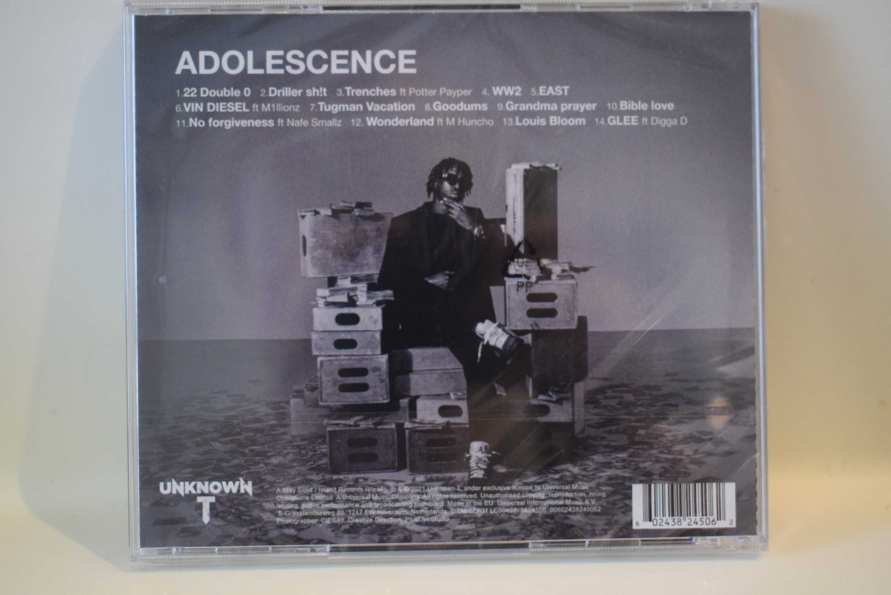 Unknown T - Adolescence  CD
