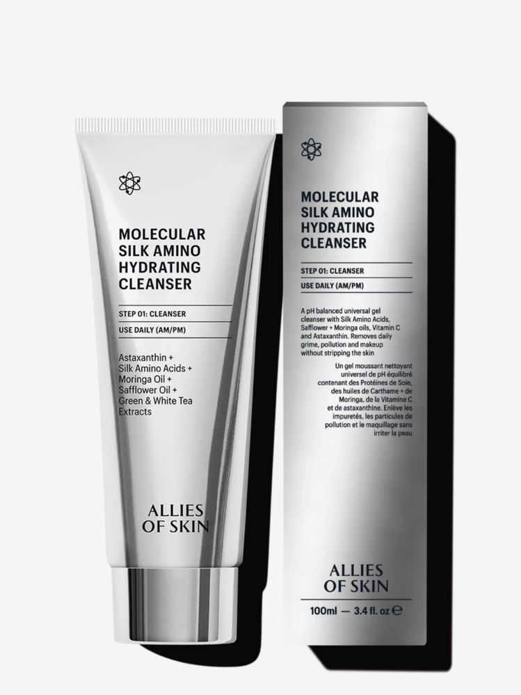 Оригінальний Allies of Skin Molecular Silk Amino Hydrating Cleanser
