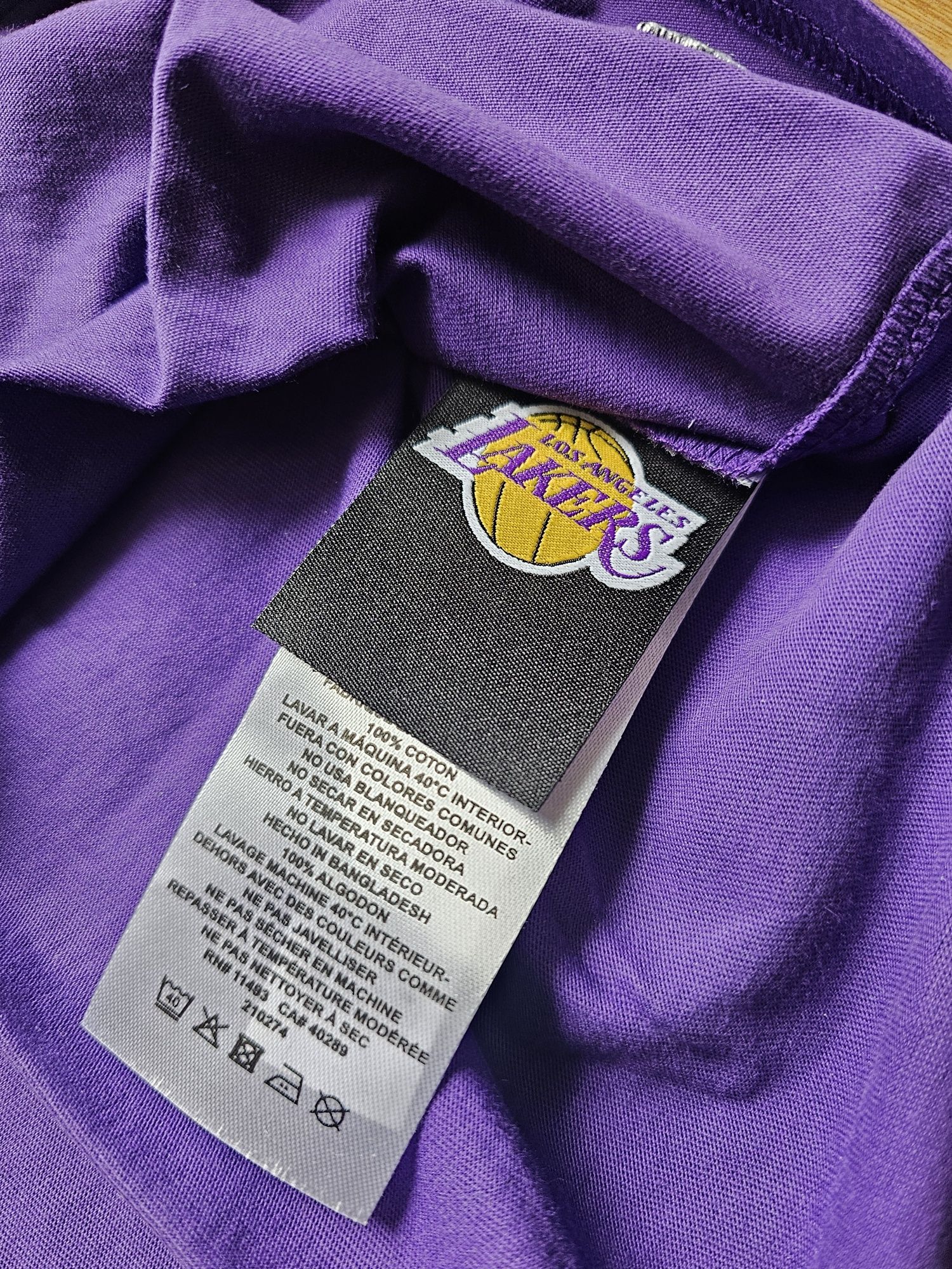 Nowa koszulka New Era  NBA, LA Lakers rozmiar L fioletowa