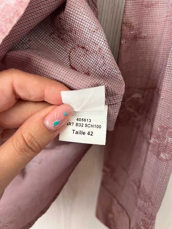 Różowa koszula we wzory chmury Kenzo 42