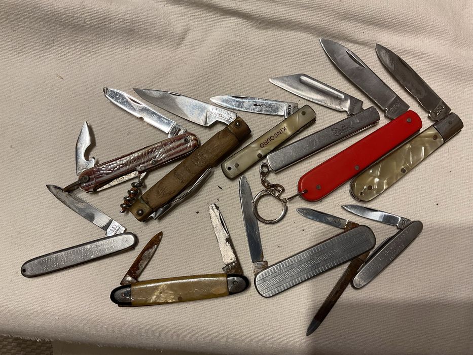 Lote 10 canivetes antigos