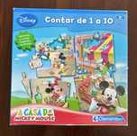 Jogo contar de 1 a 10 - casa do mickey mouse
